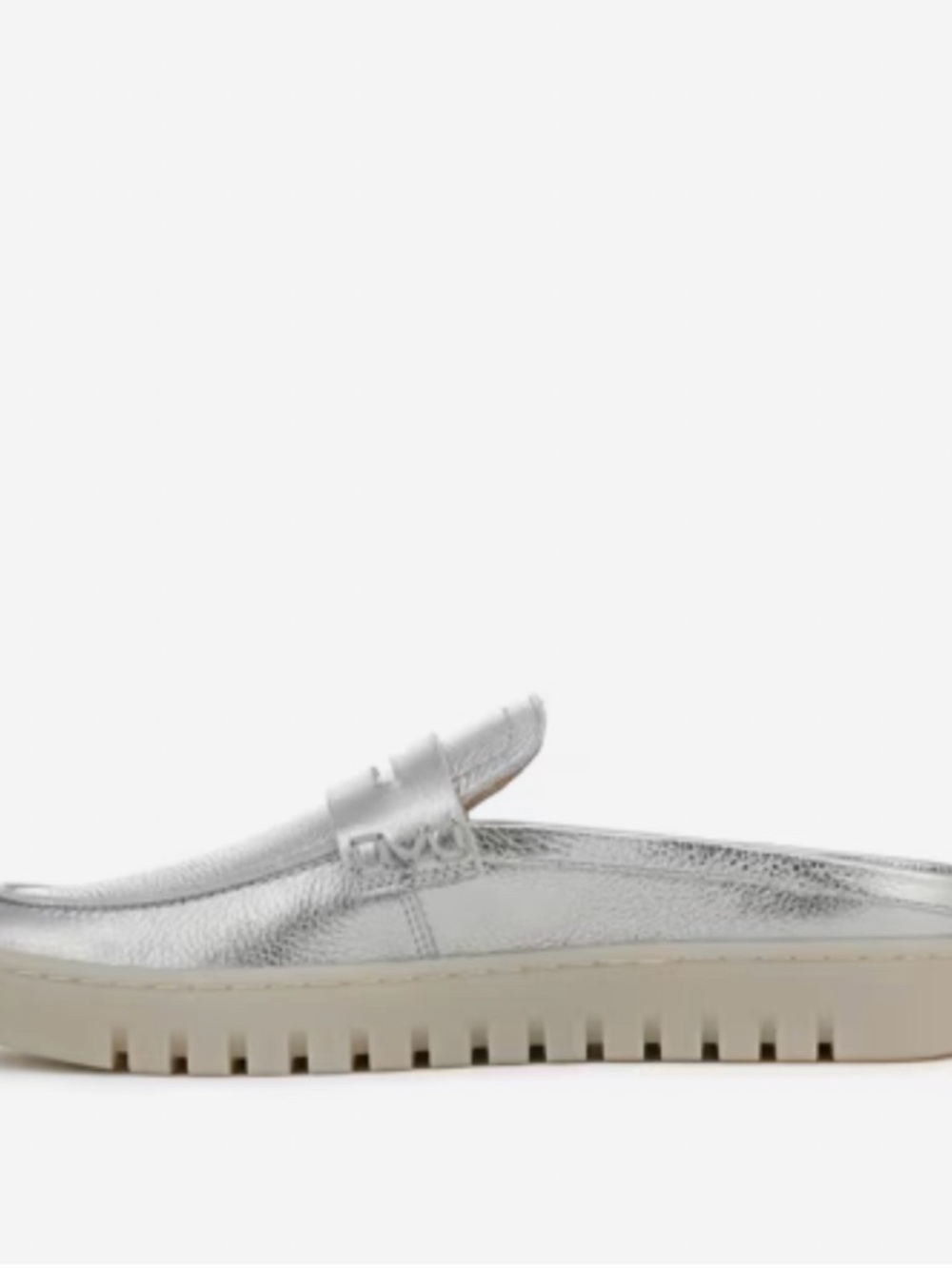 Vionic Silver Metallic Slip-On Mule - Picture 3 of 10